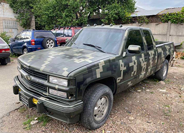 Броньоване скло пікапа